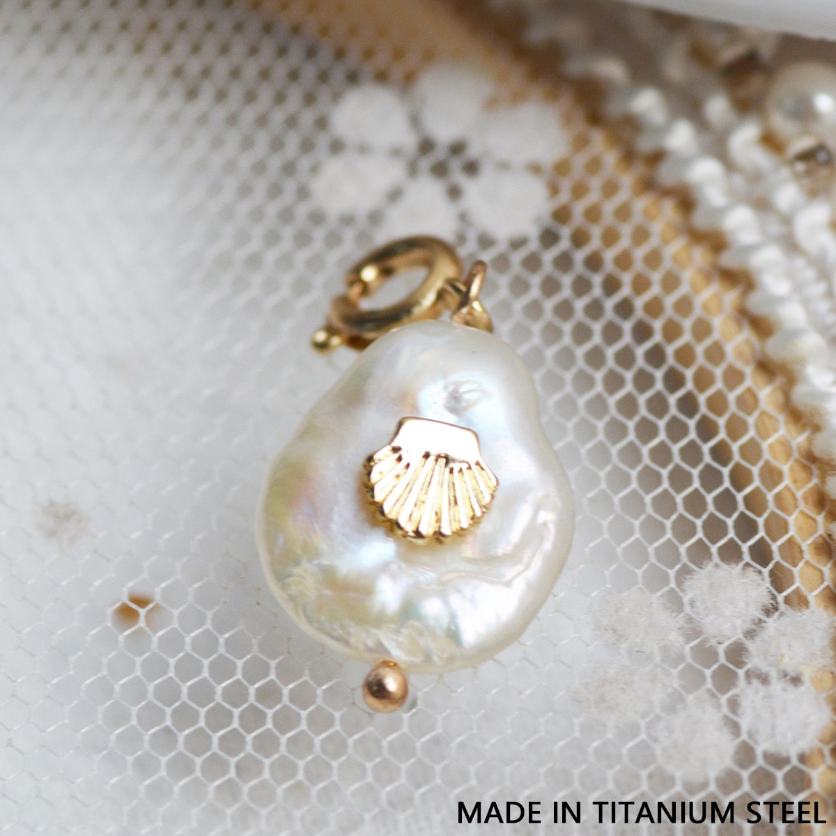 Star & Eye Natural Stone Charm Necklaces