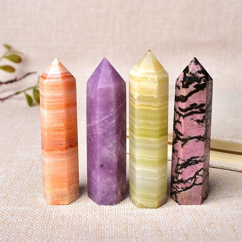 Natural Stones Crystal Point Random Collocation