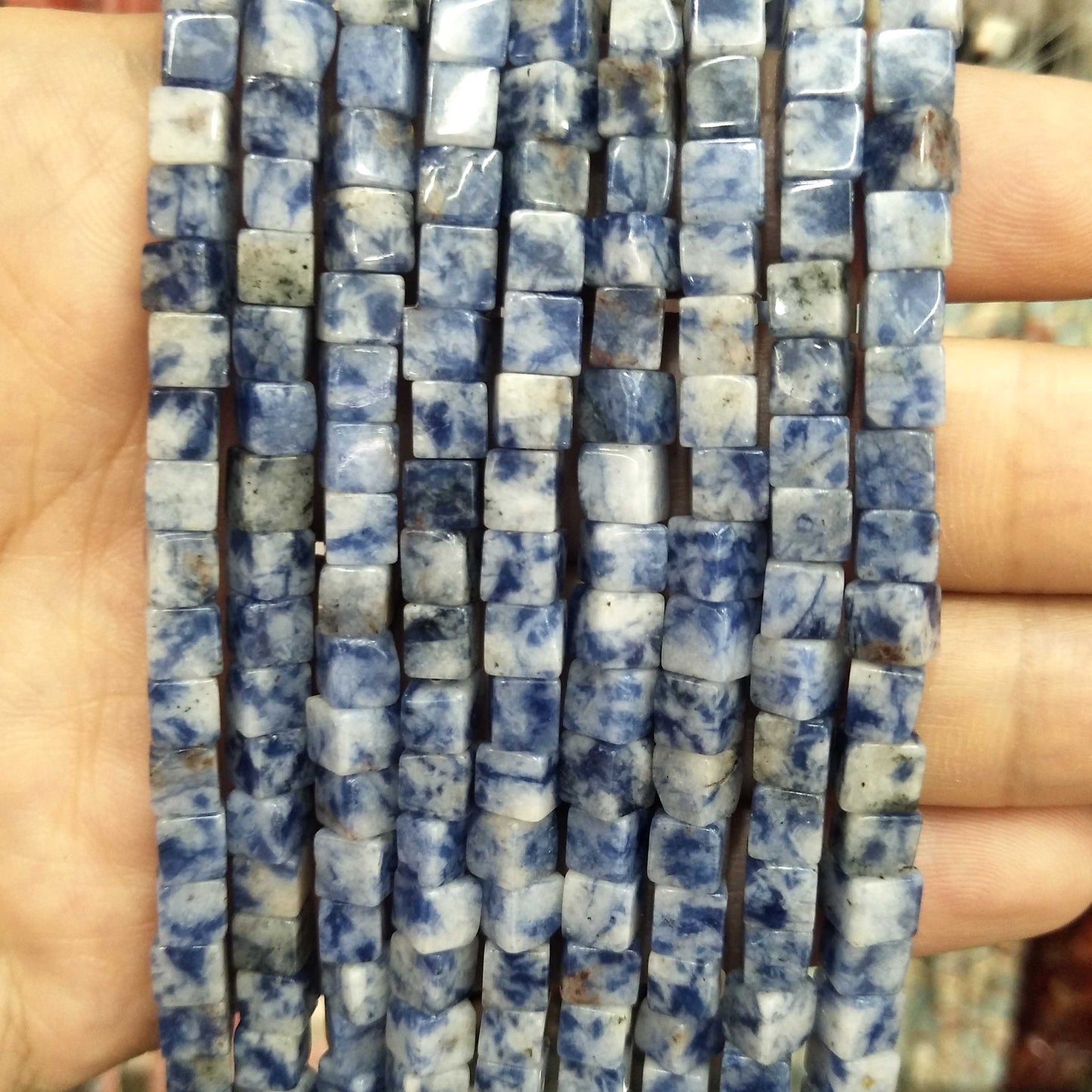 Square Pink Crystal Quartz Agates Jades