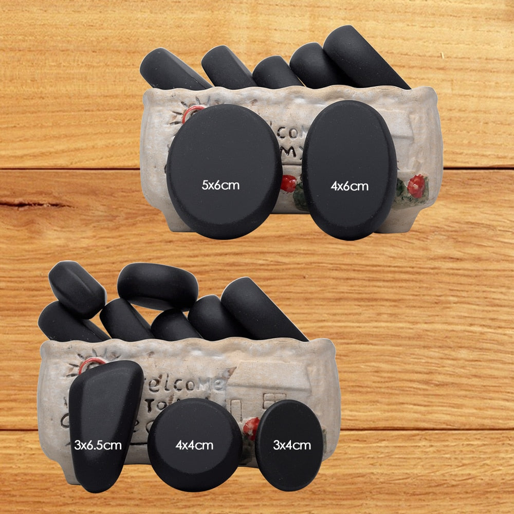 Hot Stone Massage Set spa massaging stones massager