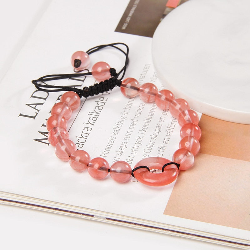 Lucky Jad Bracelets Men Natural Moss Bracelet