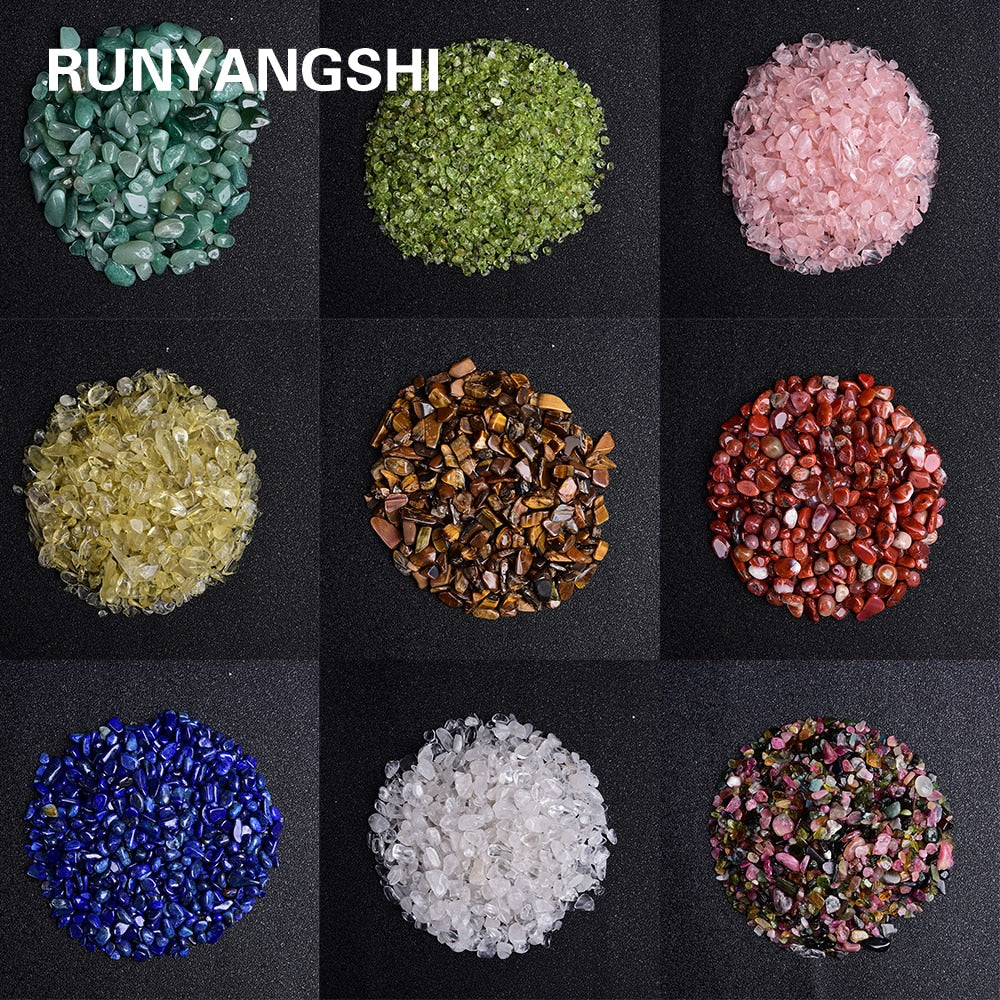 50g Natural Irregular Crystal Quartz Rock Tumbled