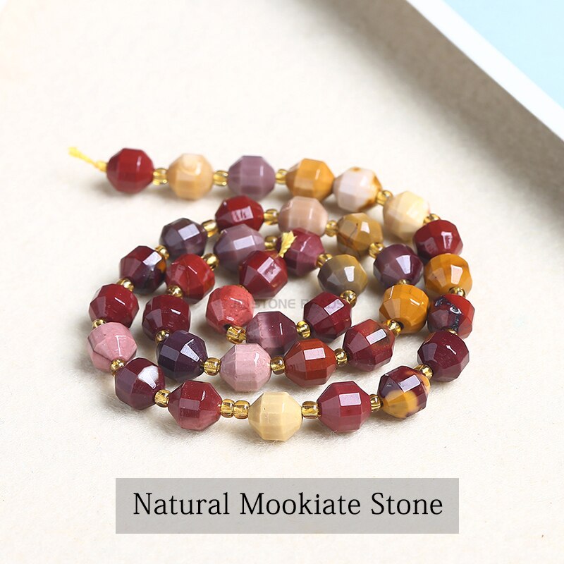 Natural Olive Beads Jasper Opal Howlite Lepidolite Stone