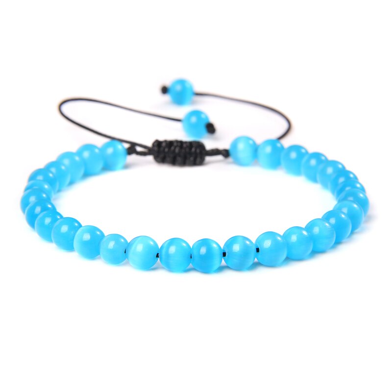 Natural Stone Amethysts 6MM Bead Bracelets