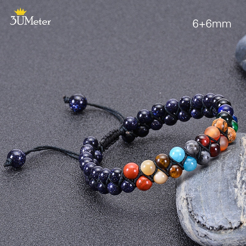 The Eight Planets Bracelets Natural Stone Beads
