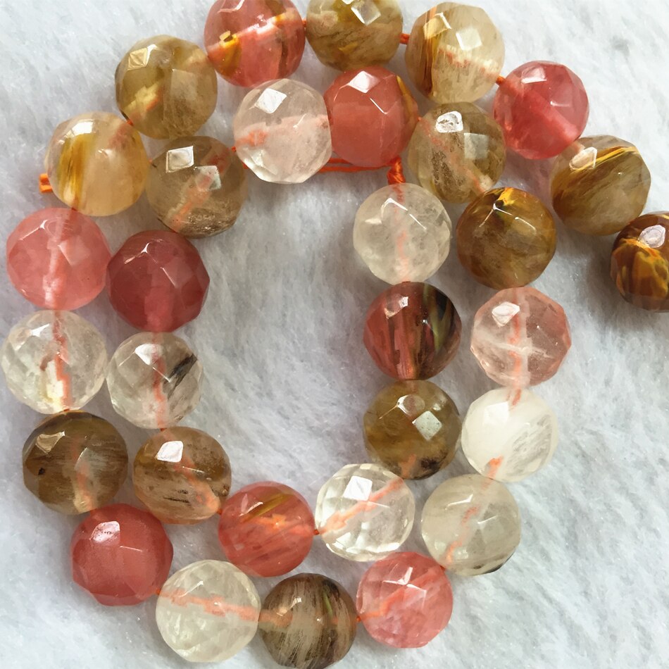 Romantic Tourmaline stone multicolor Watermelon jades