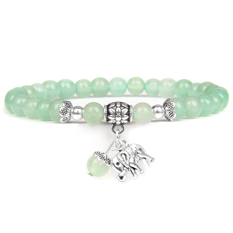 Boho Charm Bracelets Women Natural Rose