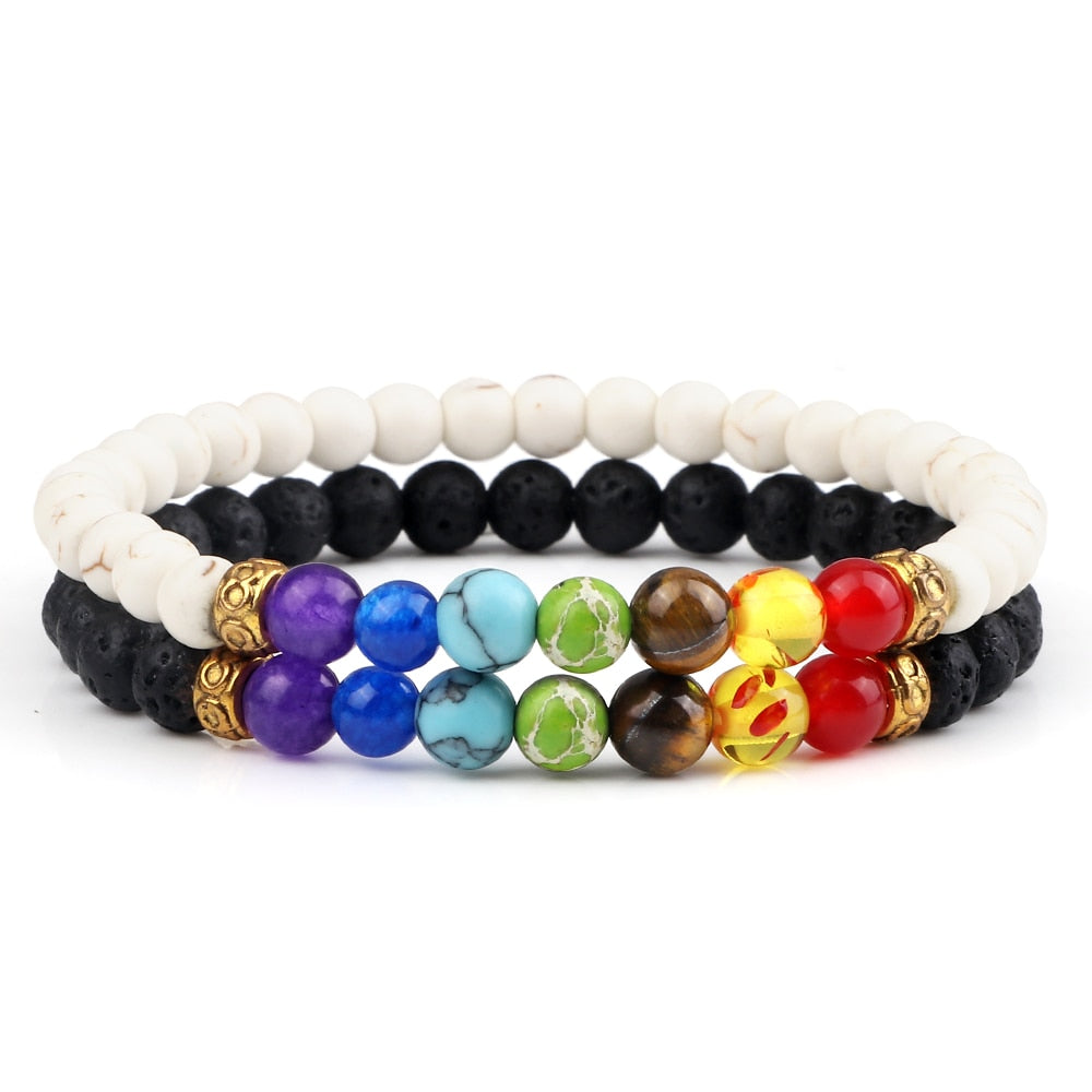 Balance Buddha Reiki Prayer Tiger Eyes Black Beads