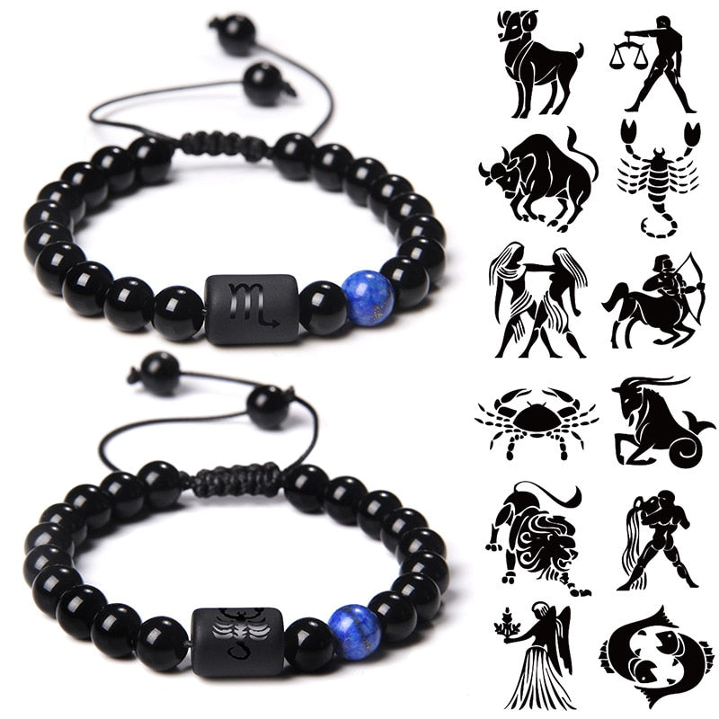 12 Zodiac Signs Constellation Couples Bracelet