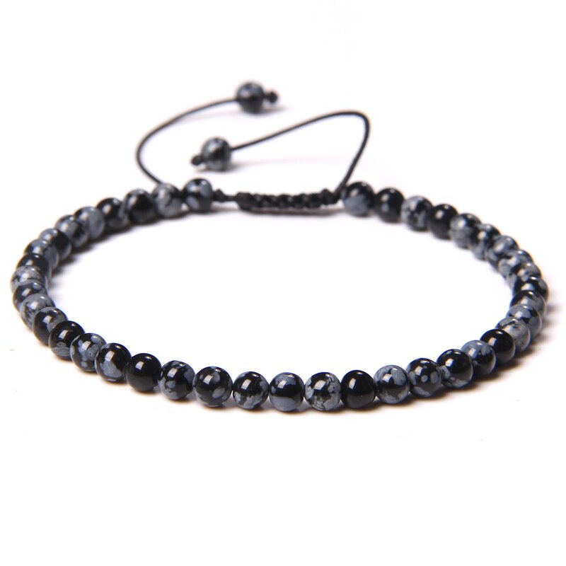 Vintage Natural Stone Bracelet Men Chakras Beads