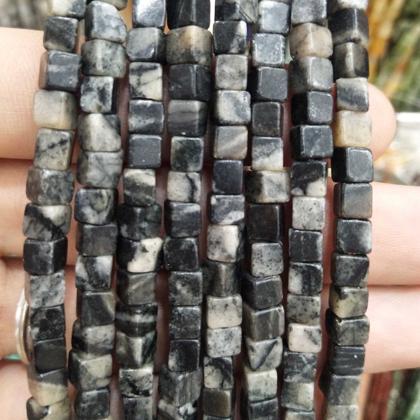 Square Pink Crystal Quartz Agates Jades