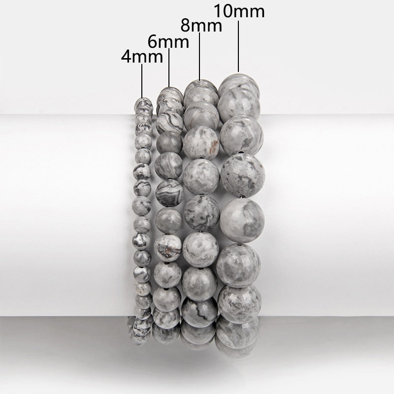 Agates Gem Stone Beaded Bracelet Jewelry Healing