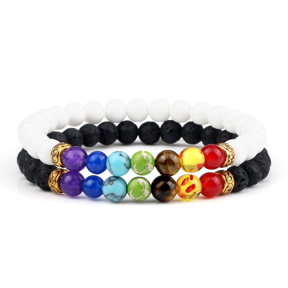 Balance Buddha Reiki Prayer Tiger Eyes Black Beads