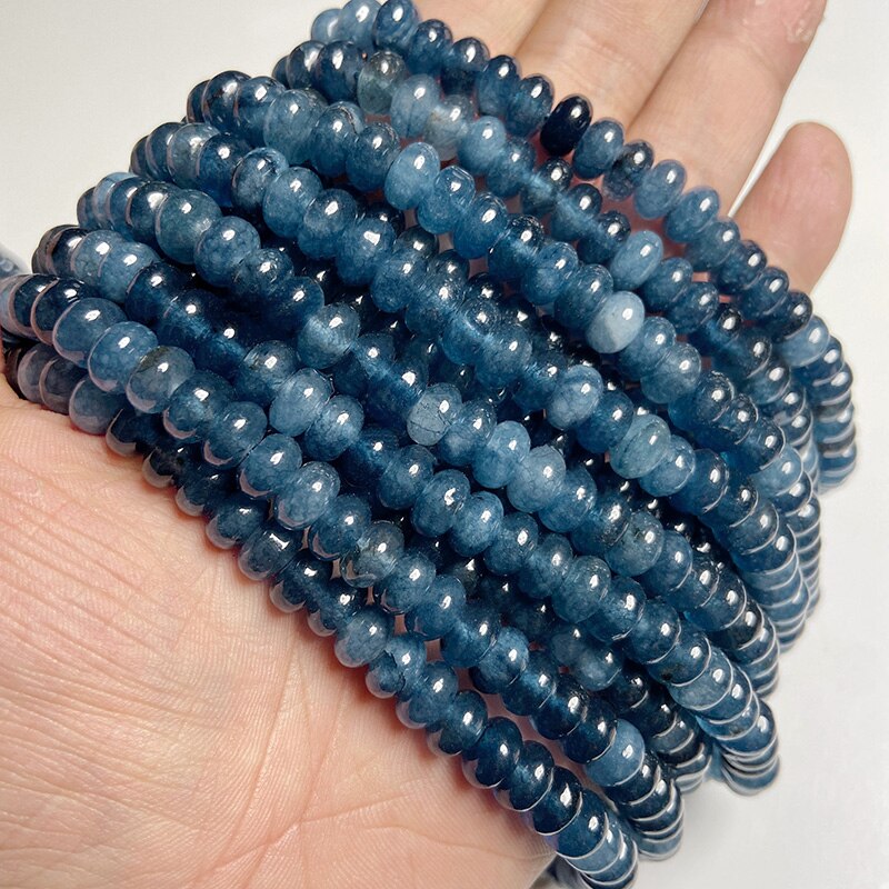 Angelite Jades Chakra Beads Natural Loose Spacer