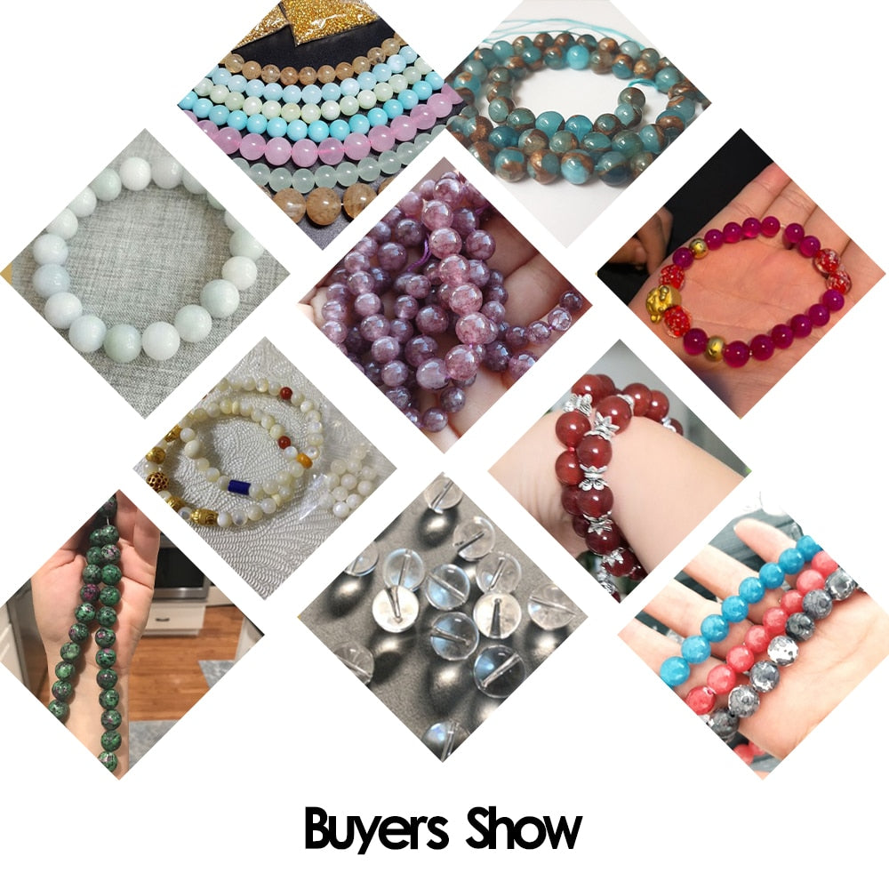 Natural Stone Green Angelite Jades Round Spacer