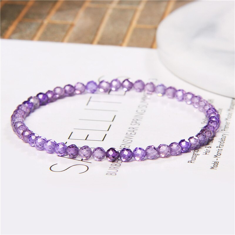 Minimalist Healing Tiny crystal stone Beads Bracelets
