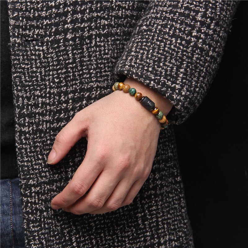 12 Zodiac Signs Constellation Bracelet Natural Picture