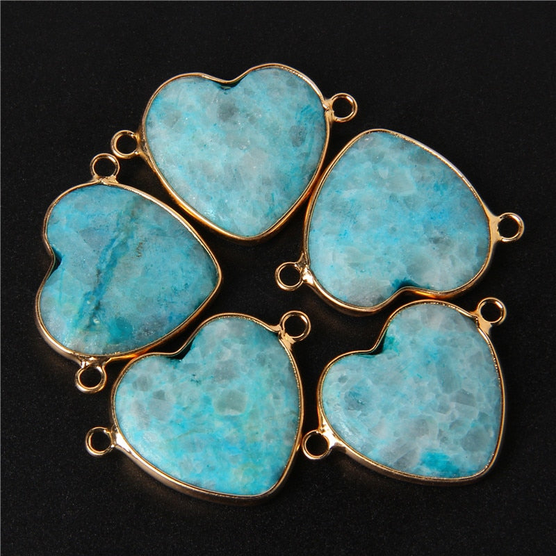 New Arrival Natural Stone Crystal Pendant Charm