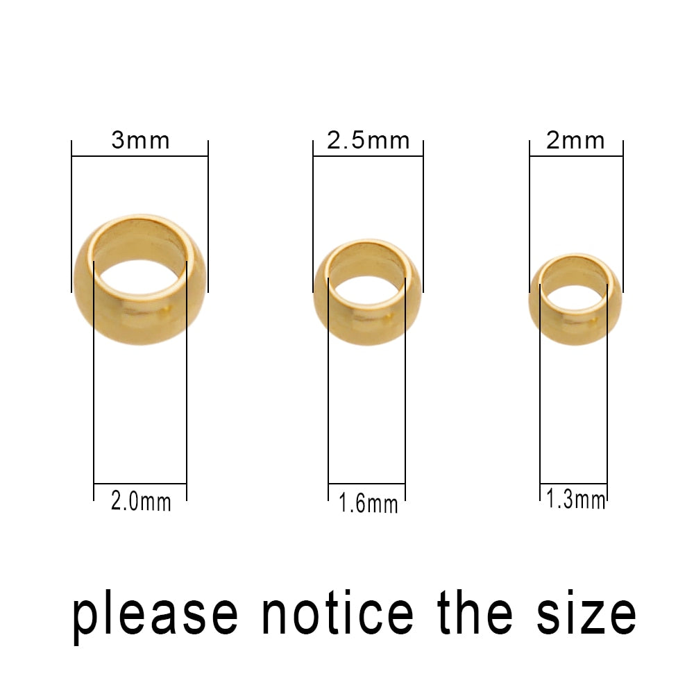 Ball Crimp End Beads Stopper Spacer Beads