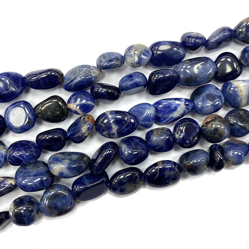 Fine 8-10mm Natural Stone Morganite Lapis Aventurine