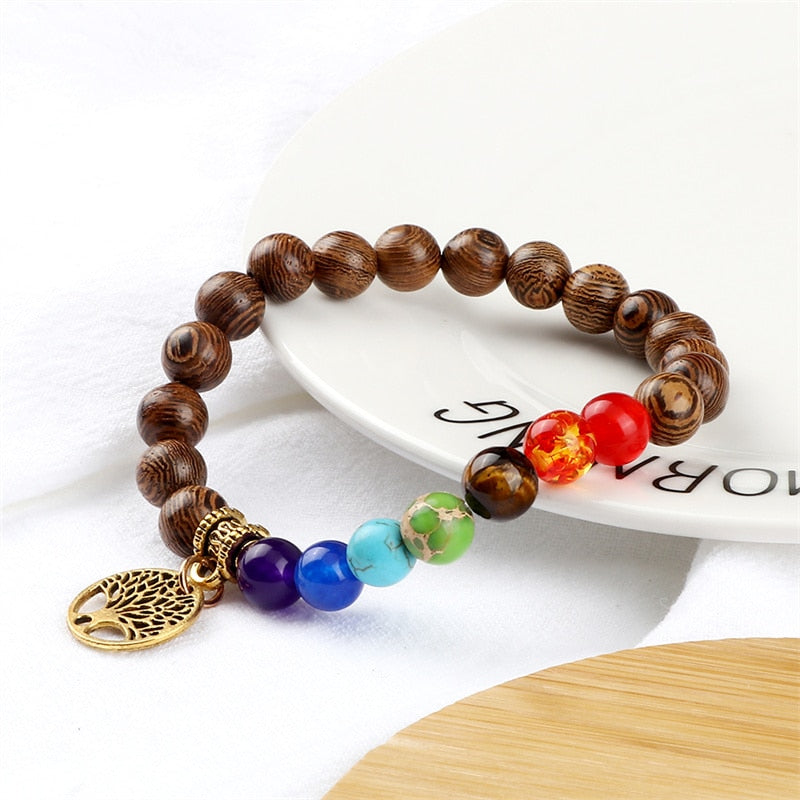 Lava Stone Bracelet Men Women Natural Tiger Eye