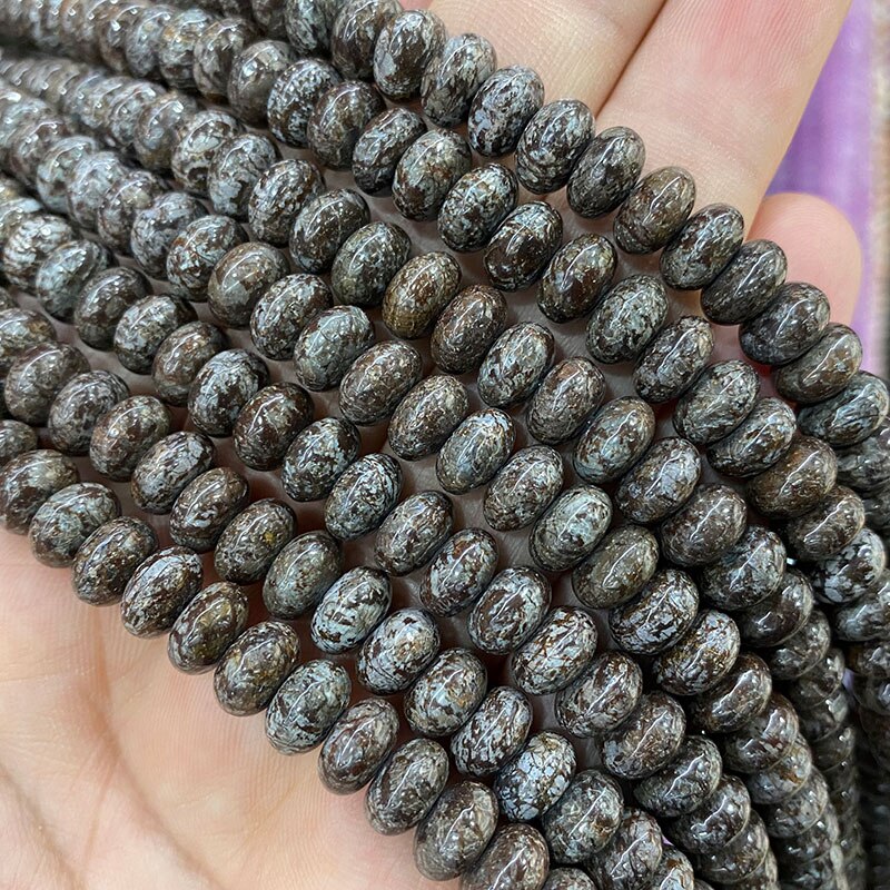 Rondelle Natural Stone Jades Agat Labradorite