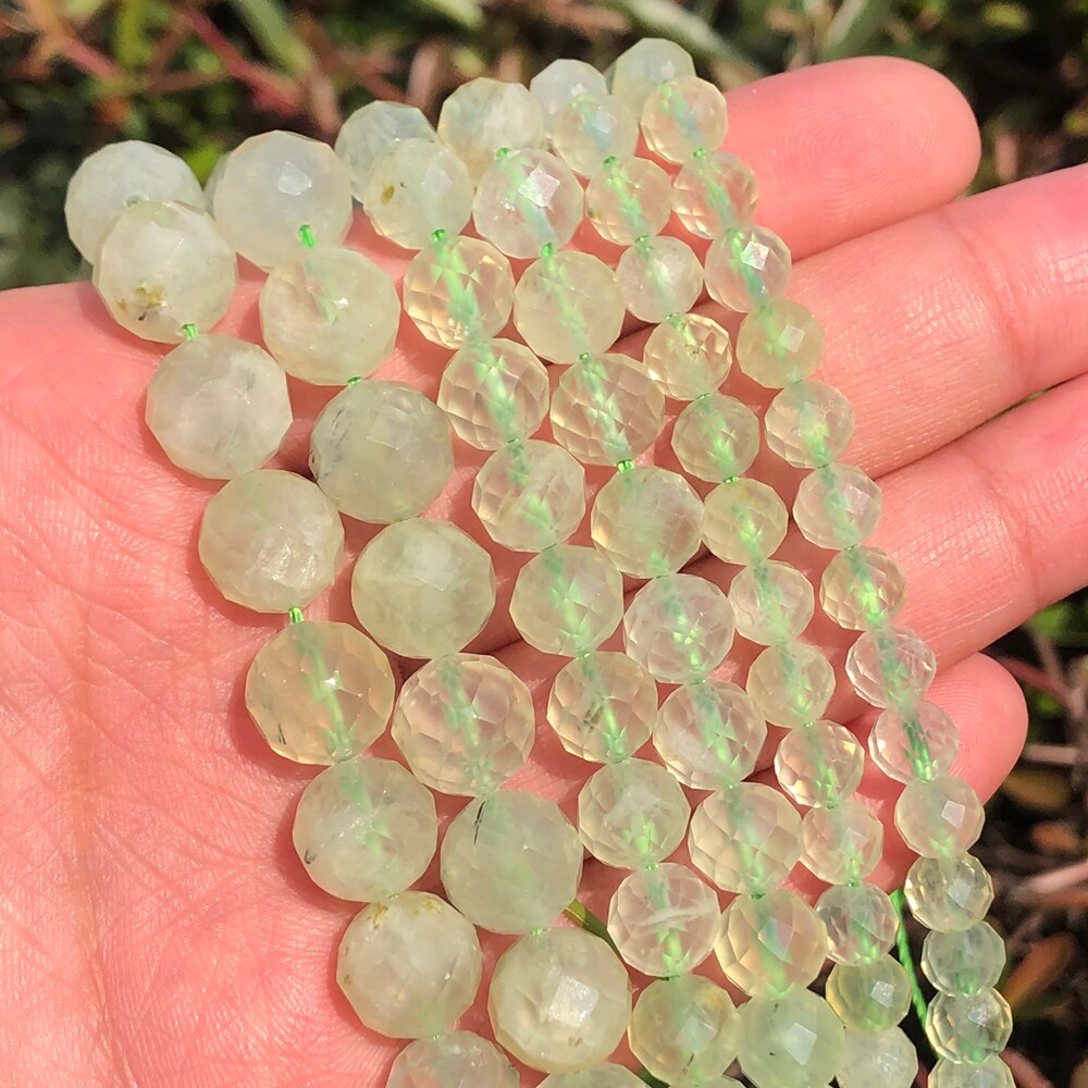 Round Loose Gemstone Beads Bracelet Necklace