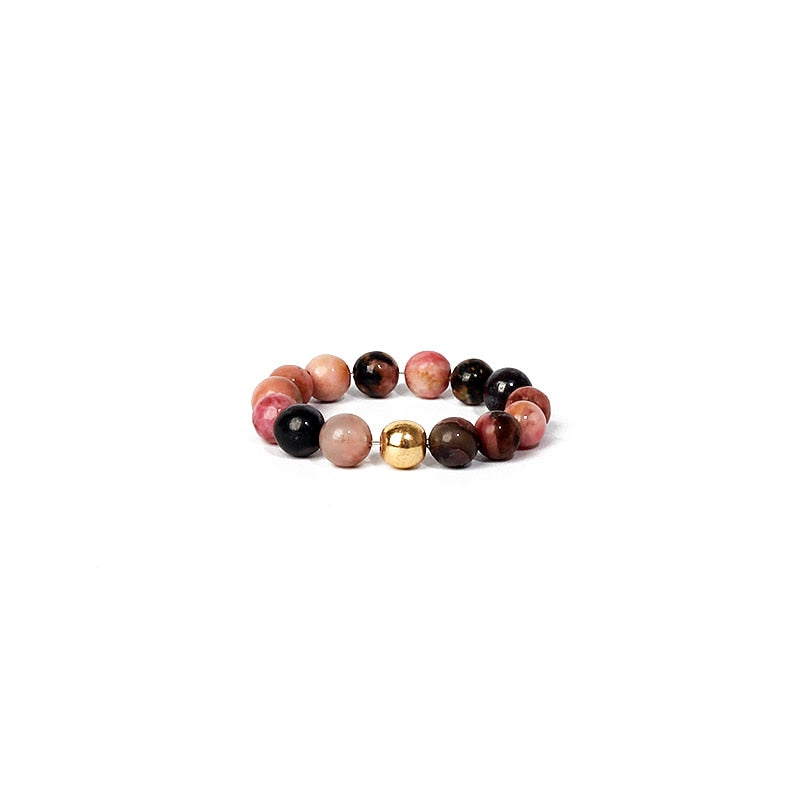 Natural Stone Rings For Women Men Handmade