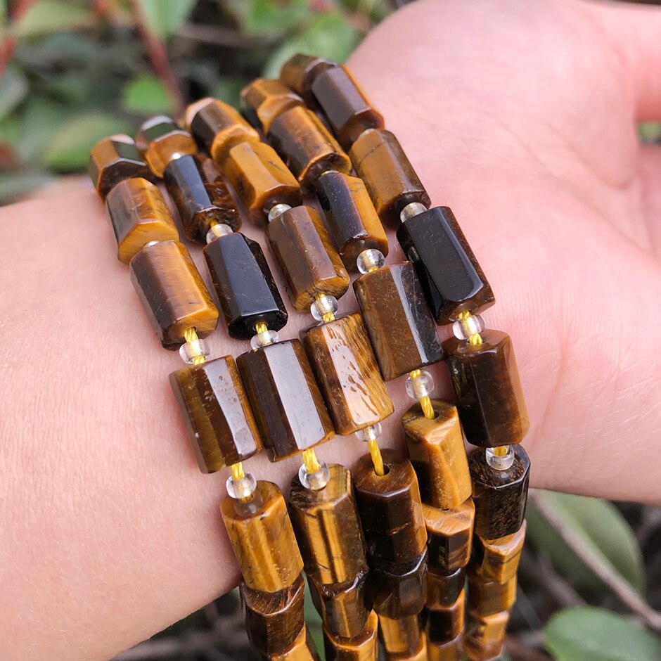 Natural Stone Beads Cylinder Prehnite
