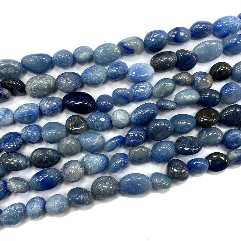 Fine 8-10mm Natural Stone Morganite Lapis Aventurine