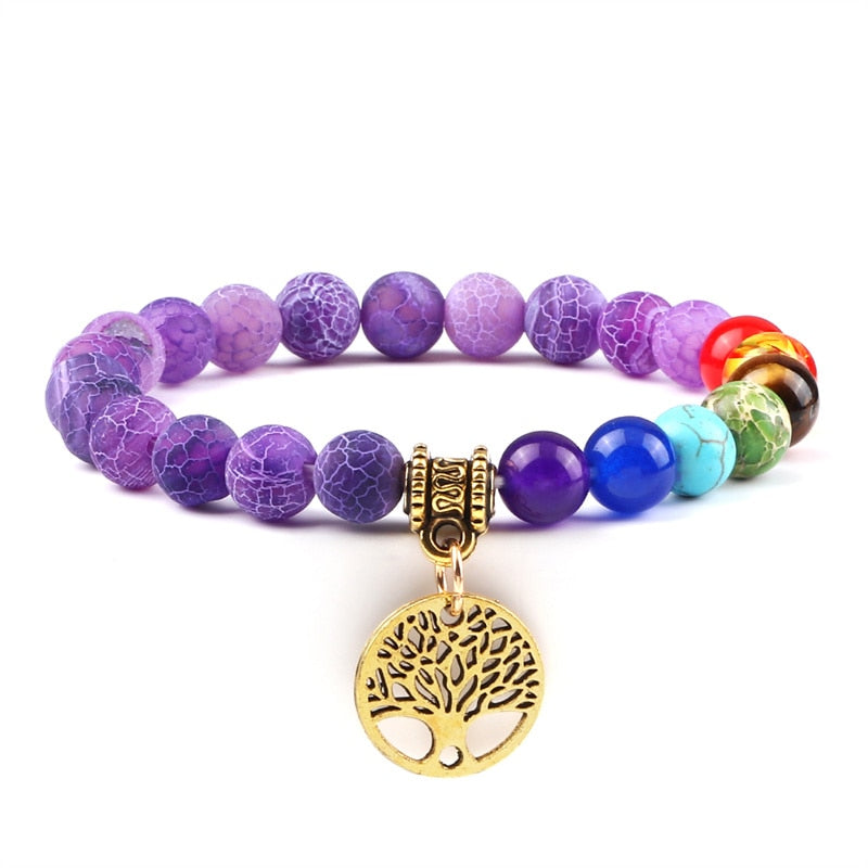 Lava Stone Bracelet Men Women Natural Tiger Eye