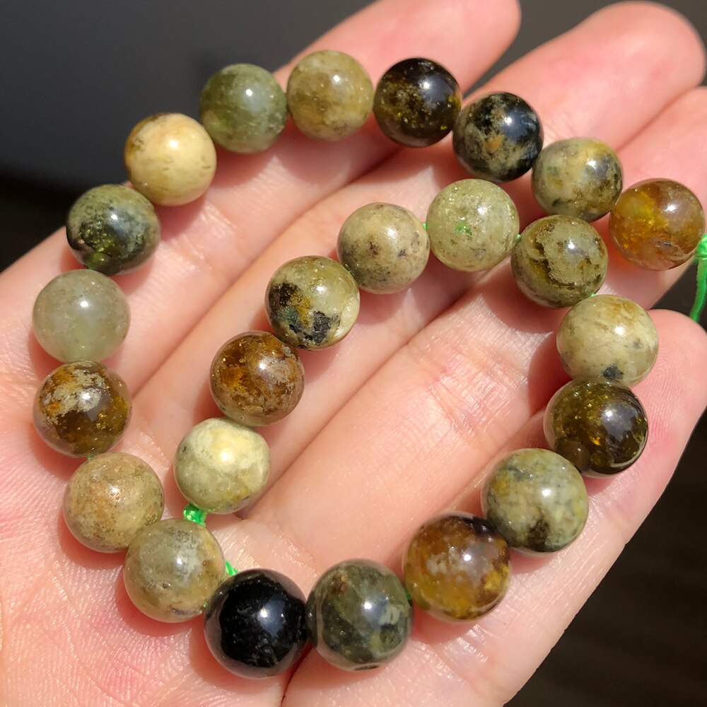 Natural Malachite Round Loose Stone Beads