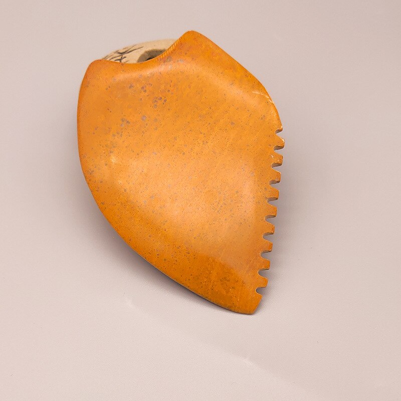 Natural Jade Bian Stone Guasha Board Ice Face Lift Chin