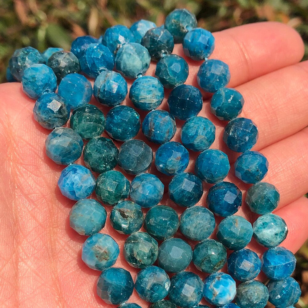 Round Loose Gemstone Beads Bracelet Necklace