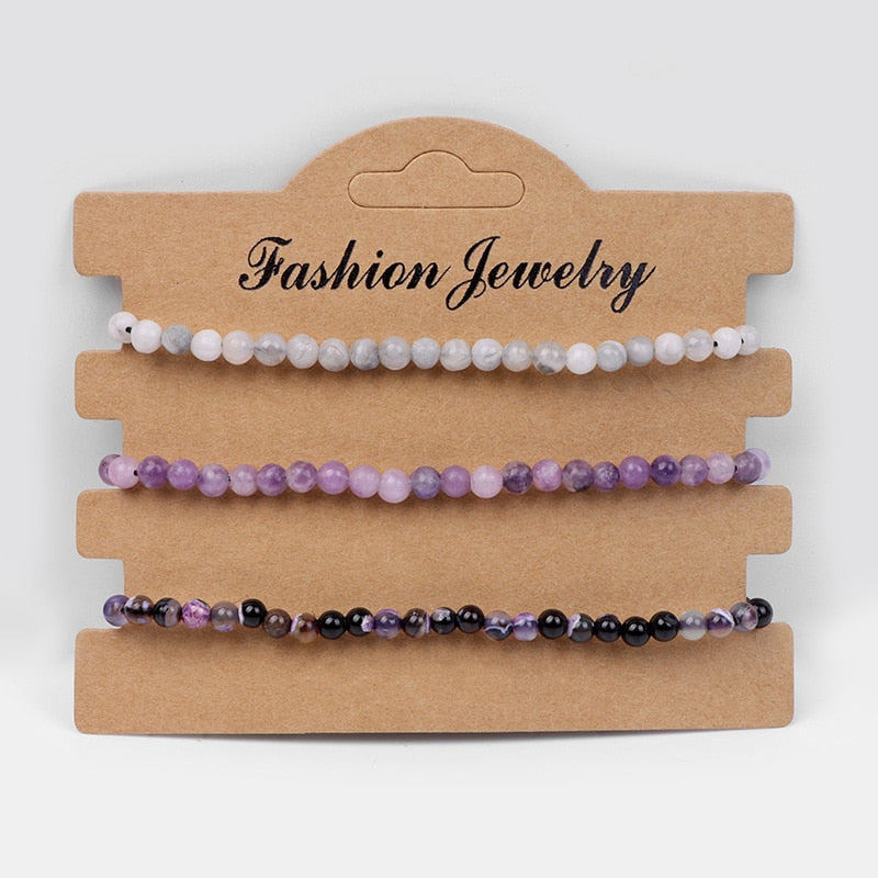 Beads Braided Bracelets For Women Men Multi-layer