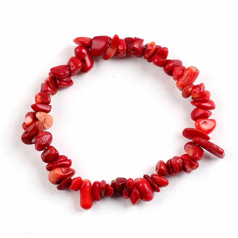Irregular Natural Gem Stone Bracelet Stretch Chip Beads