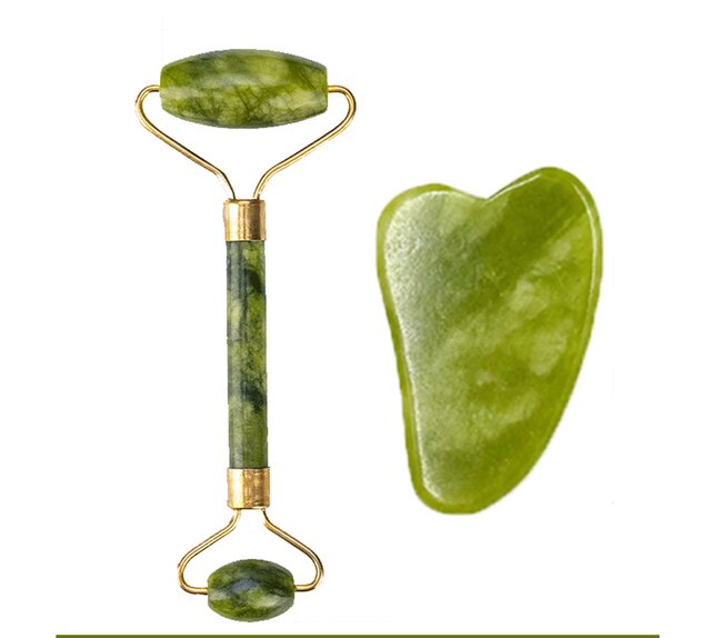 Skin Care Face Jade Massager Roller Gua sha Scraper