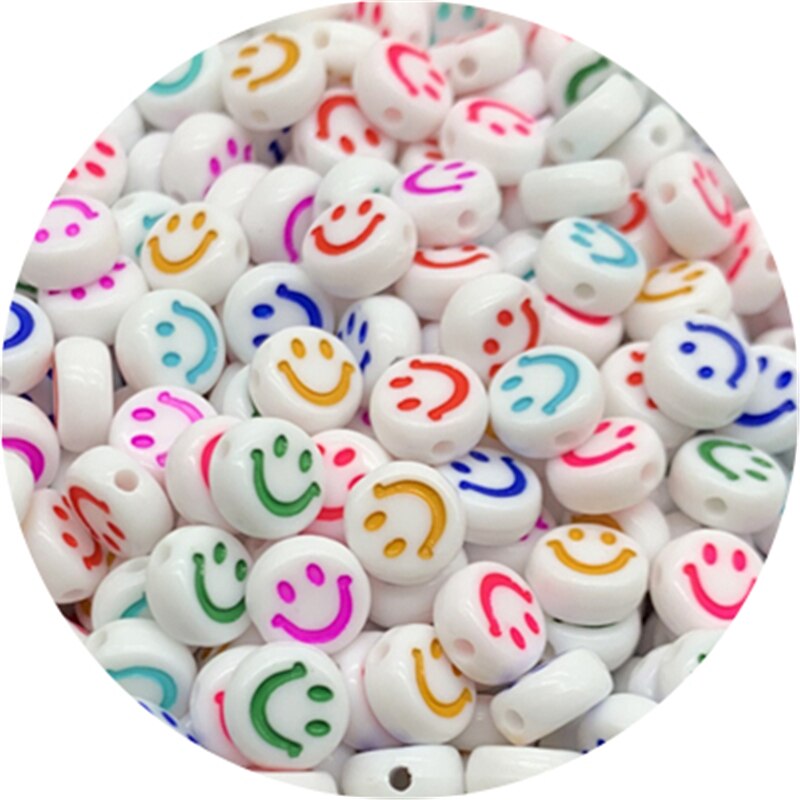 Letter Beads Oval Shape Mixed Alphabet