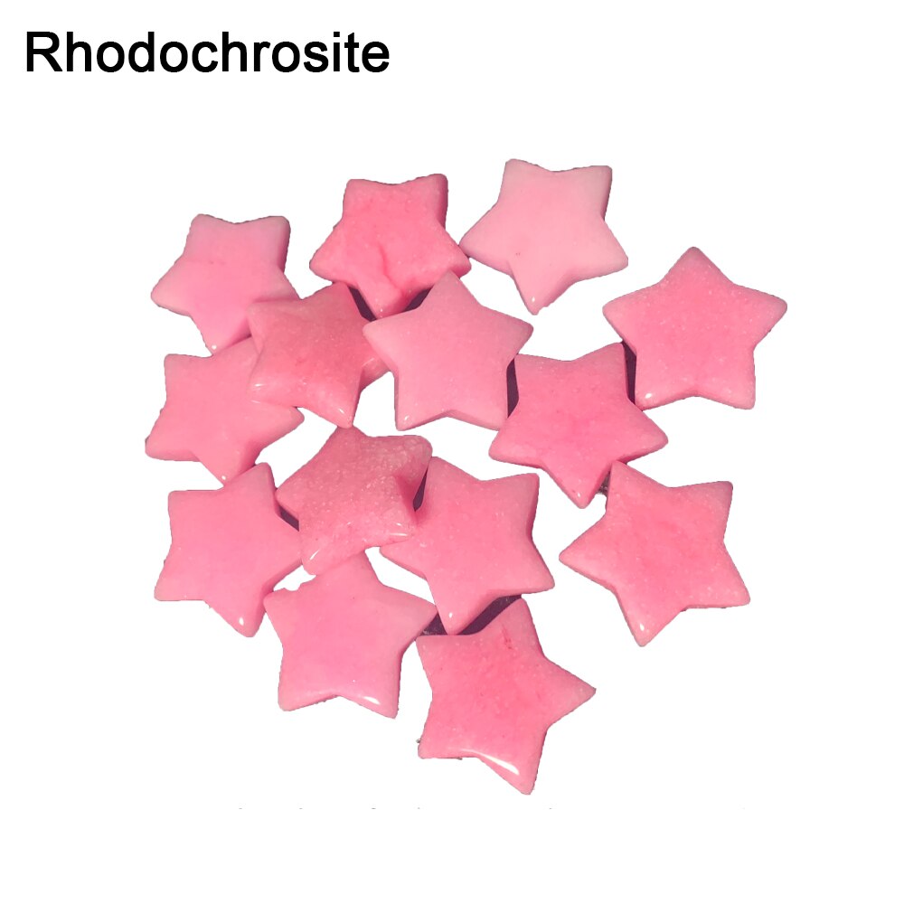 Pentagram Statue Rose Quartz Amethyst Healing Crystal