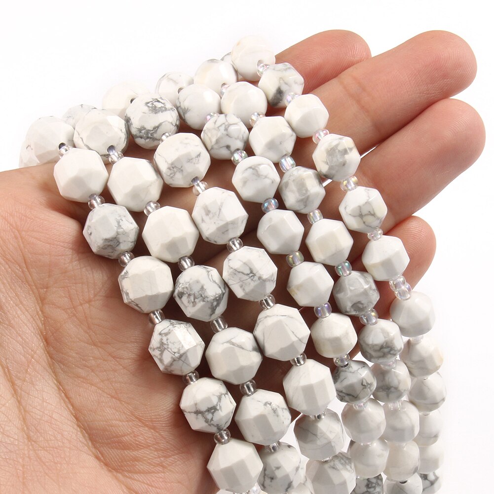 Natural Stone Faceted Amethyst Beads