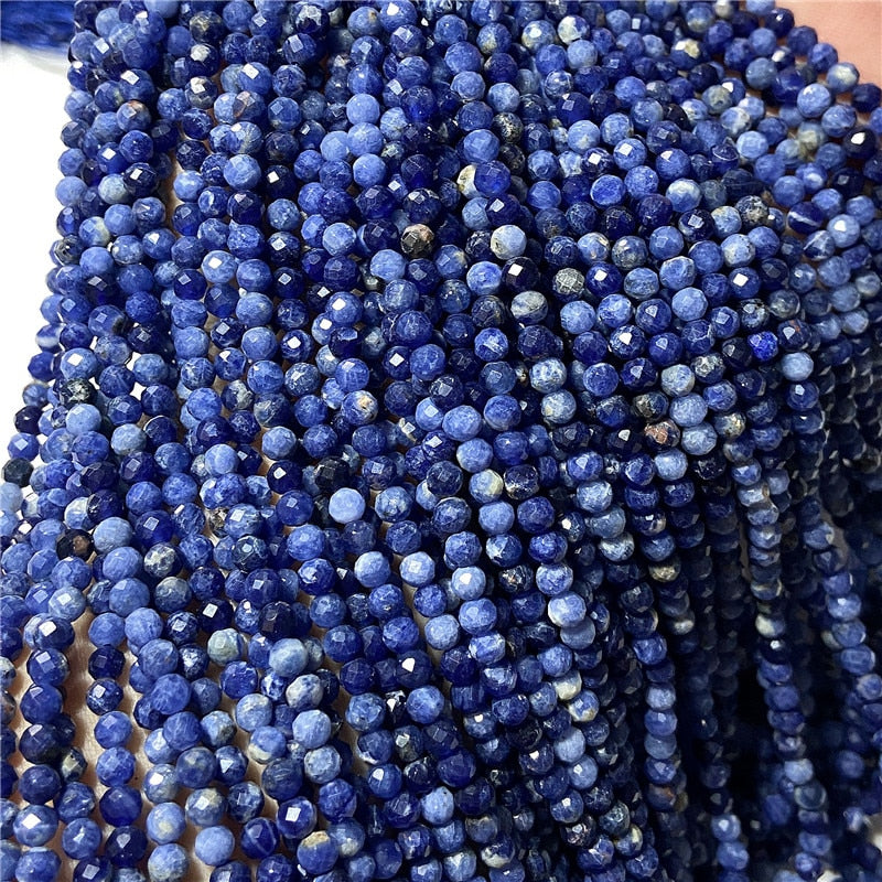 Natural Stone Beads Blue Quartzs Crystal Turquois