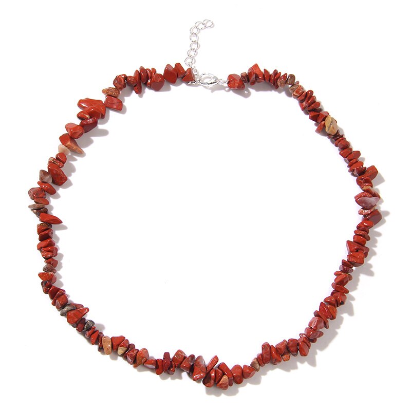 Natural Chip Stone Beads Necklaces For Women