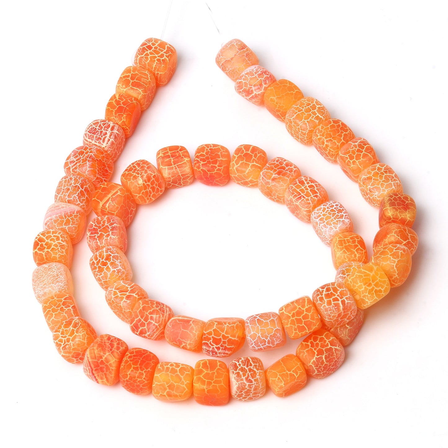 Natural Stone Agate Jade Cube Square Bead