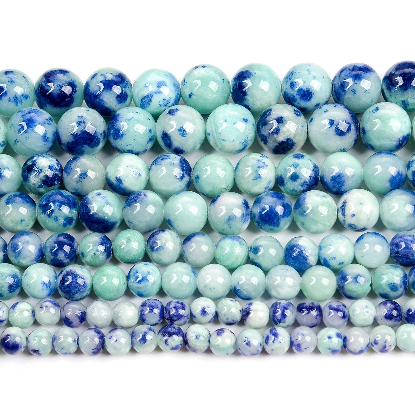 Purple Persian Jade Beads Round Loose Beads