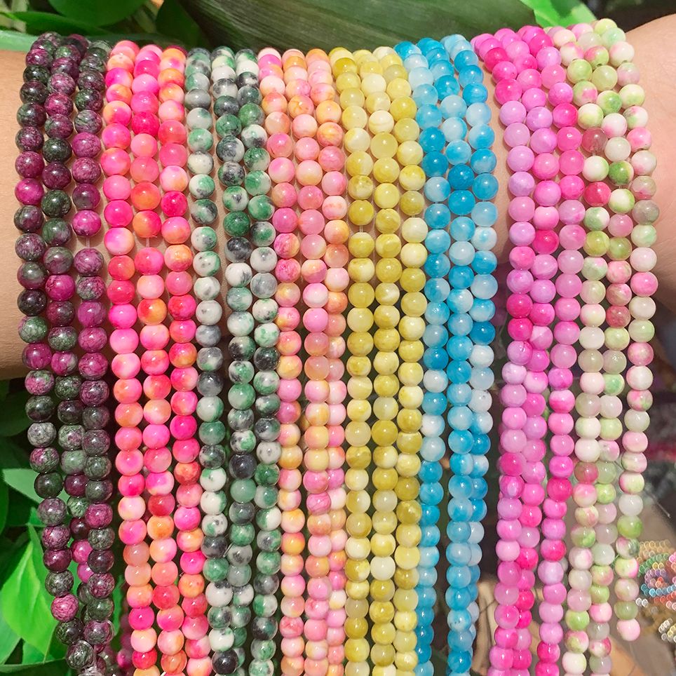 Natural Stone Tourmaline Pink Green Persian Jades