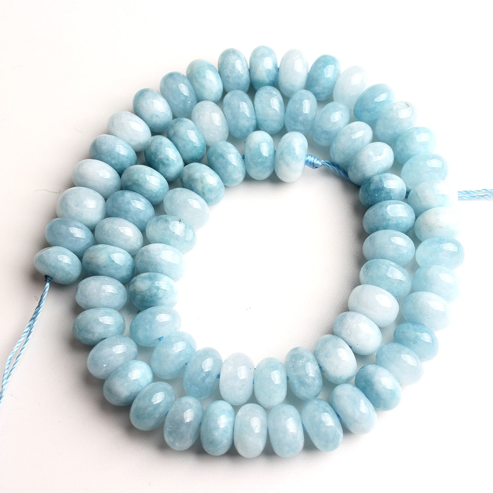 Natural Gem Stone Morganite Angelite Jades