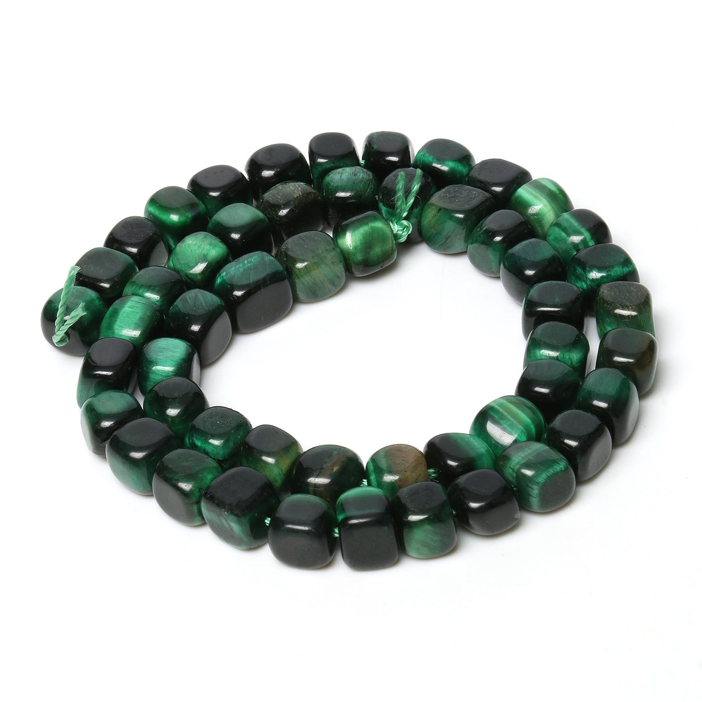 Natural Stone Agate Jade Cube Square Bead