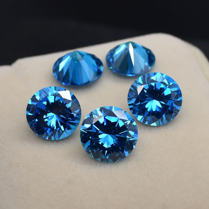 Natural Beryl Ceylon Blue Sapphire Gems Faceted Cut