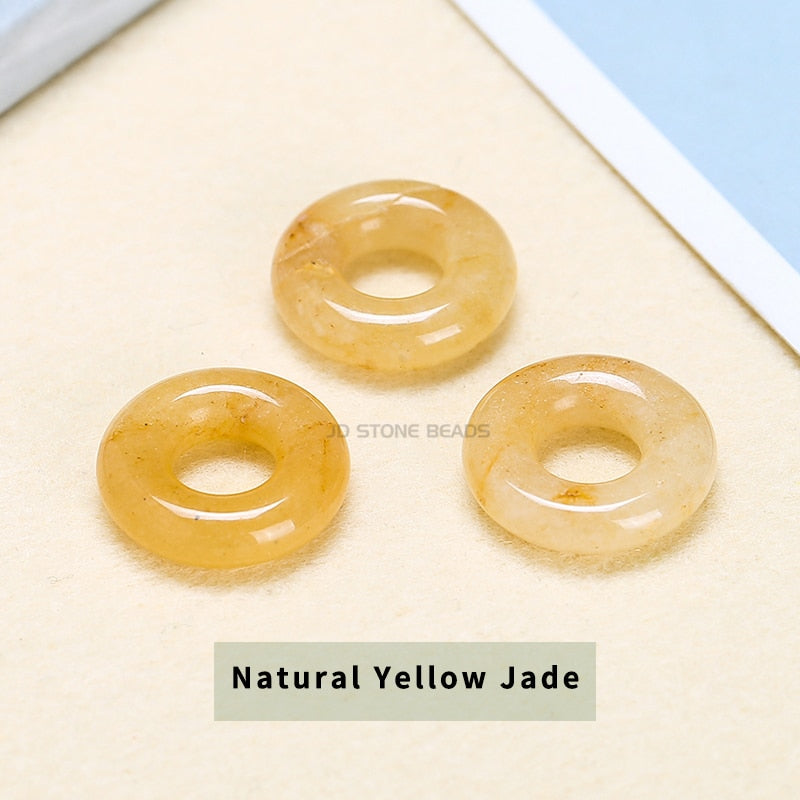 Big Hole Beads for Jewelry Making Natural Stone