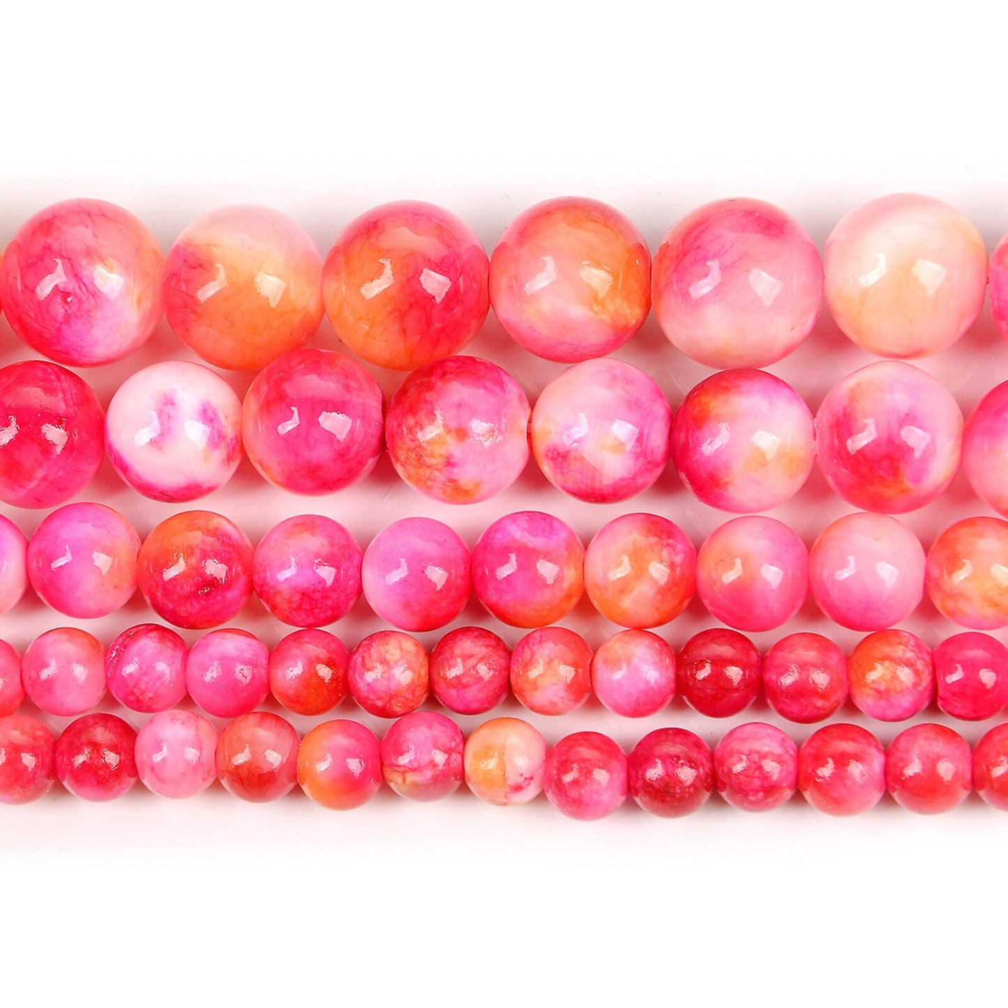 Purple Persian Jade Beads Round Loose Beads